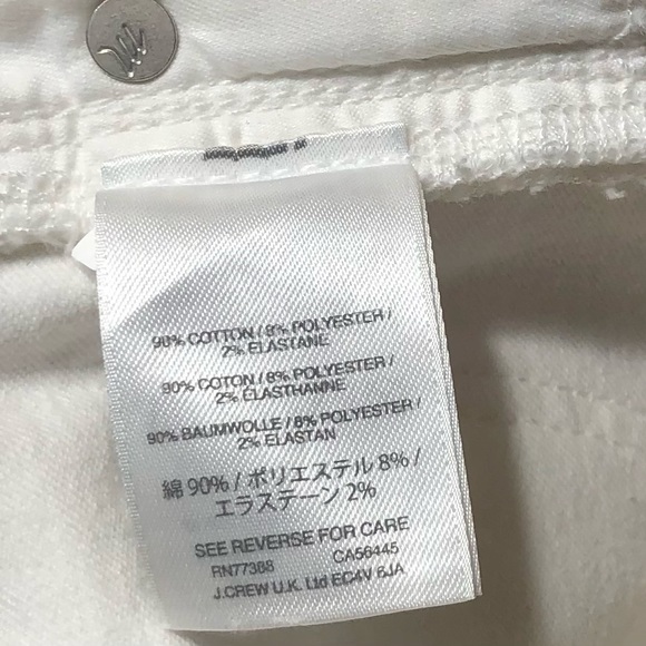 Madewell 9 High Rise Skinny Jean White Cotton Women Size 23. - Picture 6 of 12